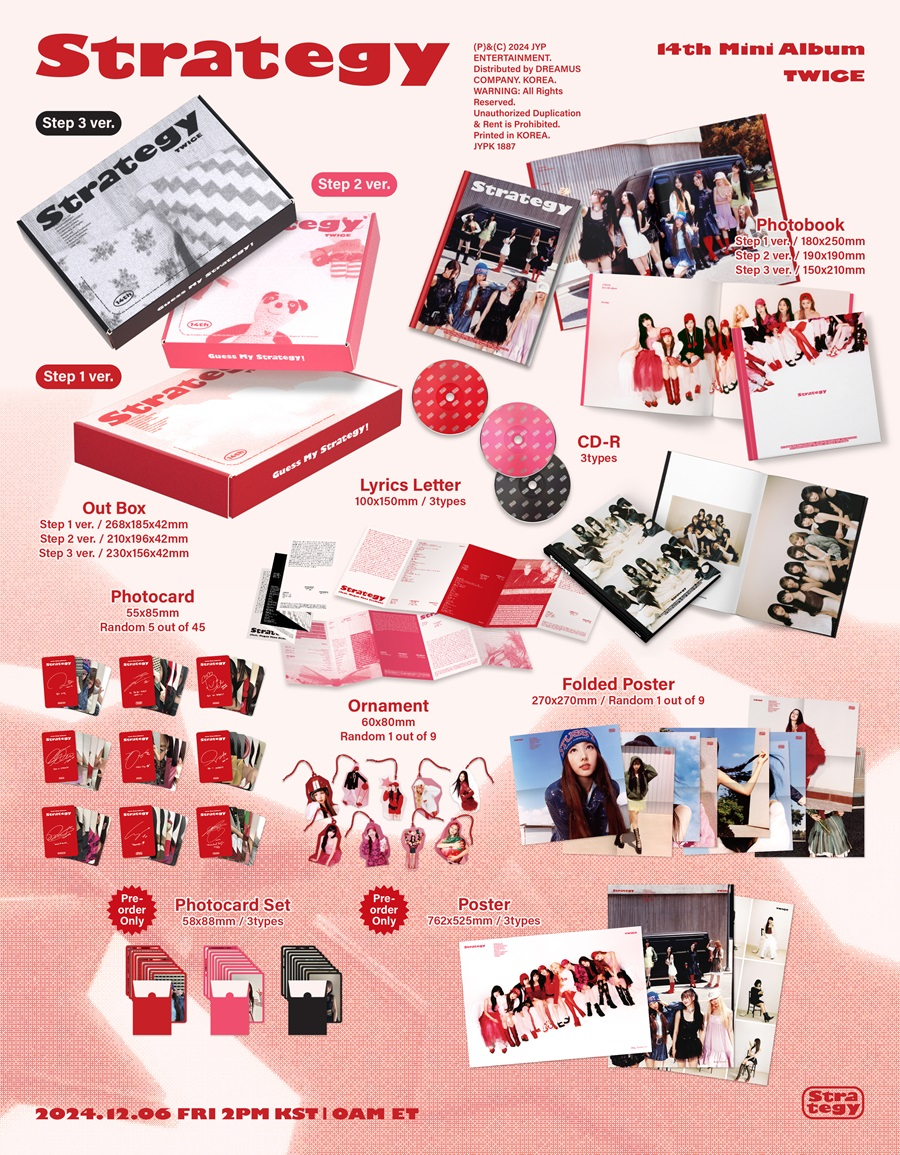 TWICE 14TH MINI ALBUM - STRATEGY