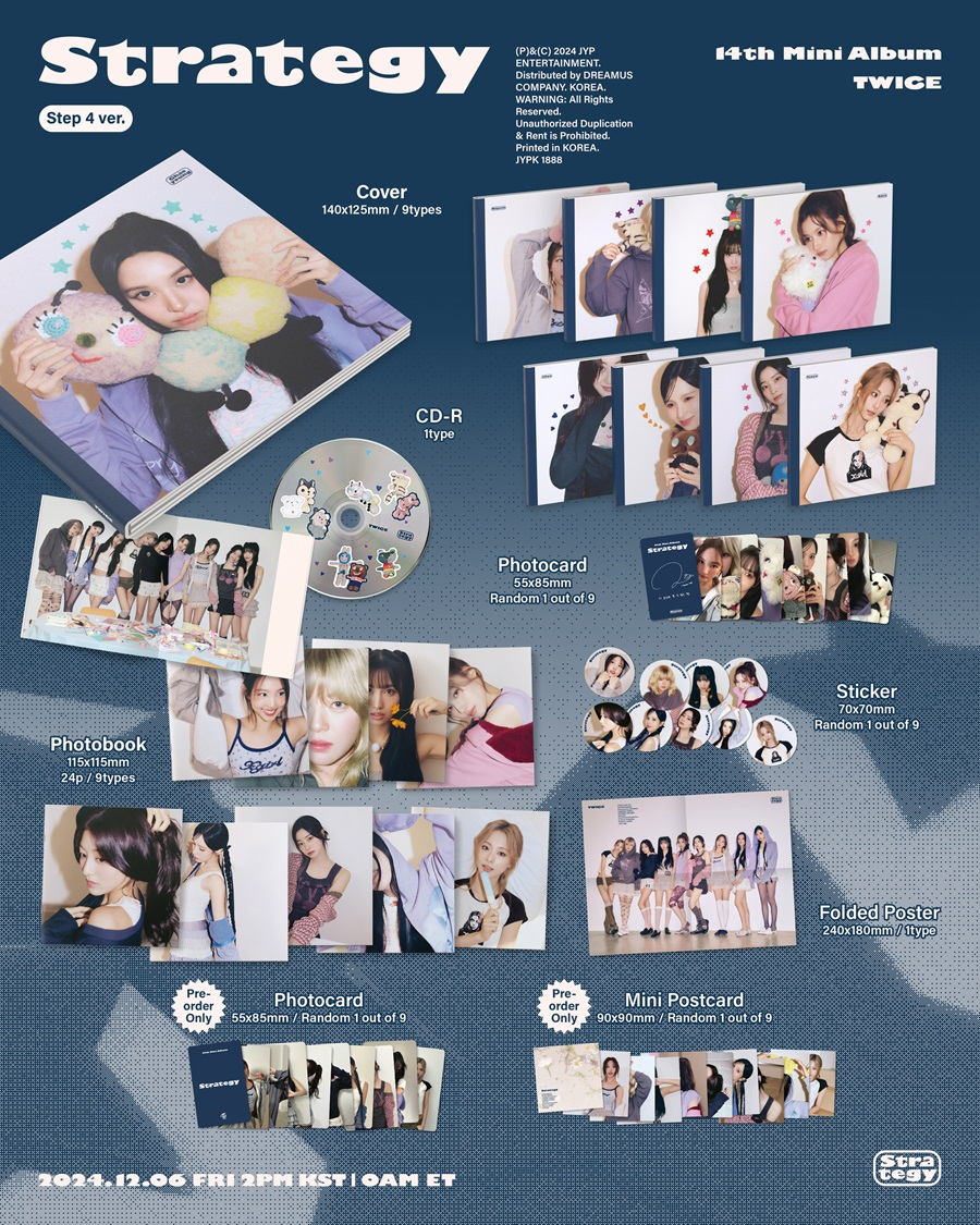 TWICE 14TH MINI ALBUM - STRATEGY (STEP4 VERSION) (DIGIPACK)