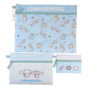 SANRIO© Character Checker Pouch Set 3in1 (Japan Edition)