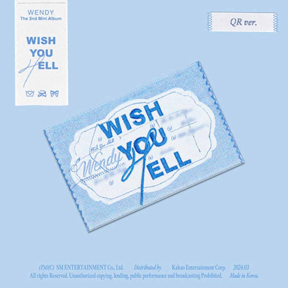 WENDY 2ND MINI ALBUM - WISH YOU HELL (QR VERSION)