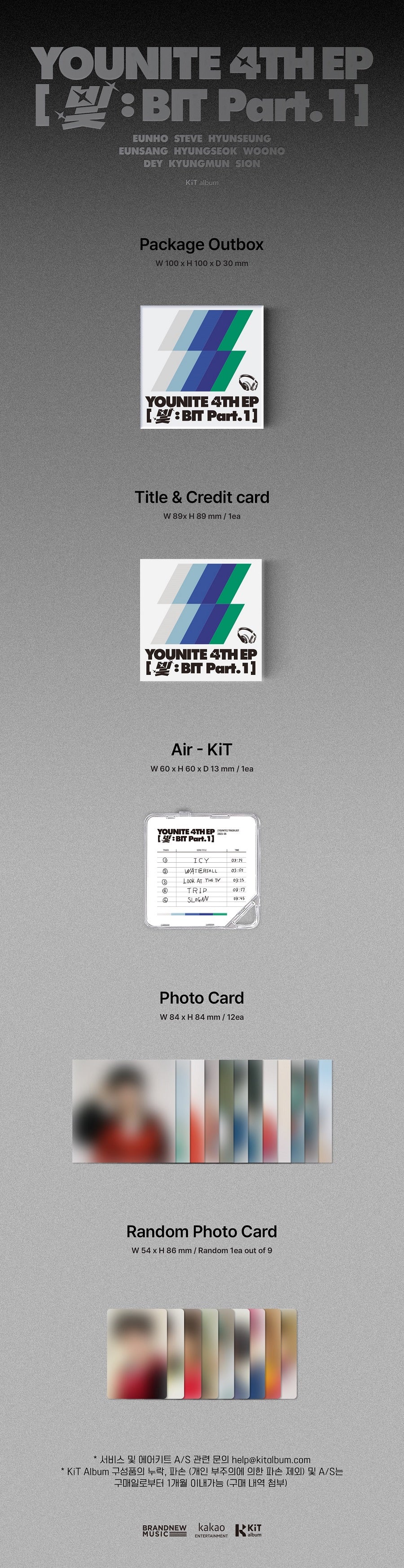 YOUNITE EP Album Vol. 4 - BIT Part.1 (KiT ALBUM)