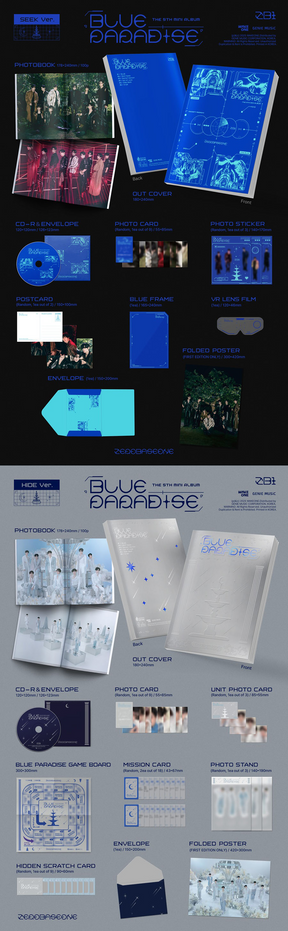 ZEROBASEONE 5TH MINI ALBUM - BLUE PARADISE