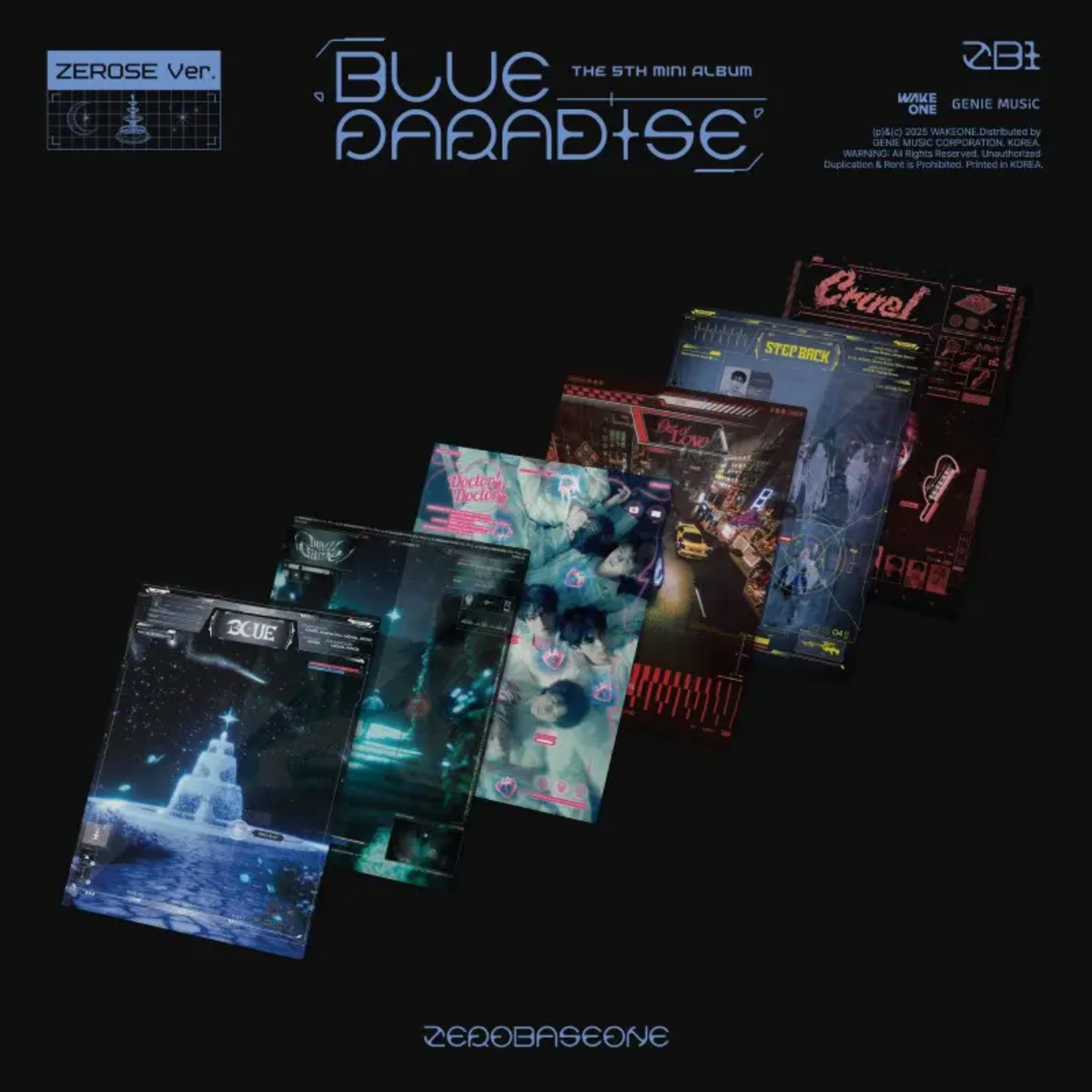 ZEROBASEONE 5TH MINI ALBUM - BLUE PARADISE (ZEROSE VER.)