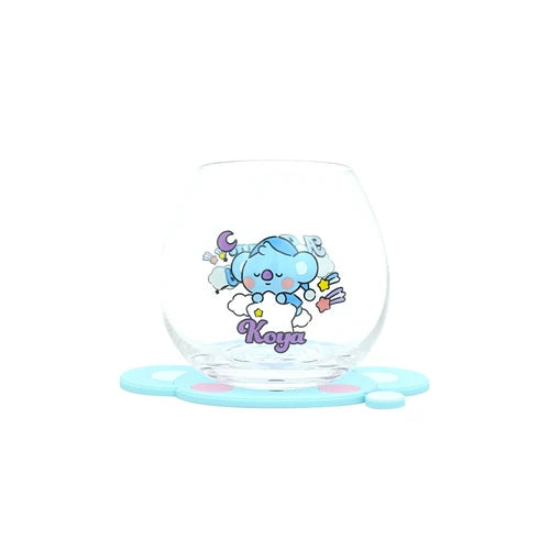 BT21© Glass Cup + Coaster (Japan Edition)