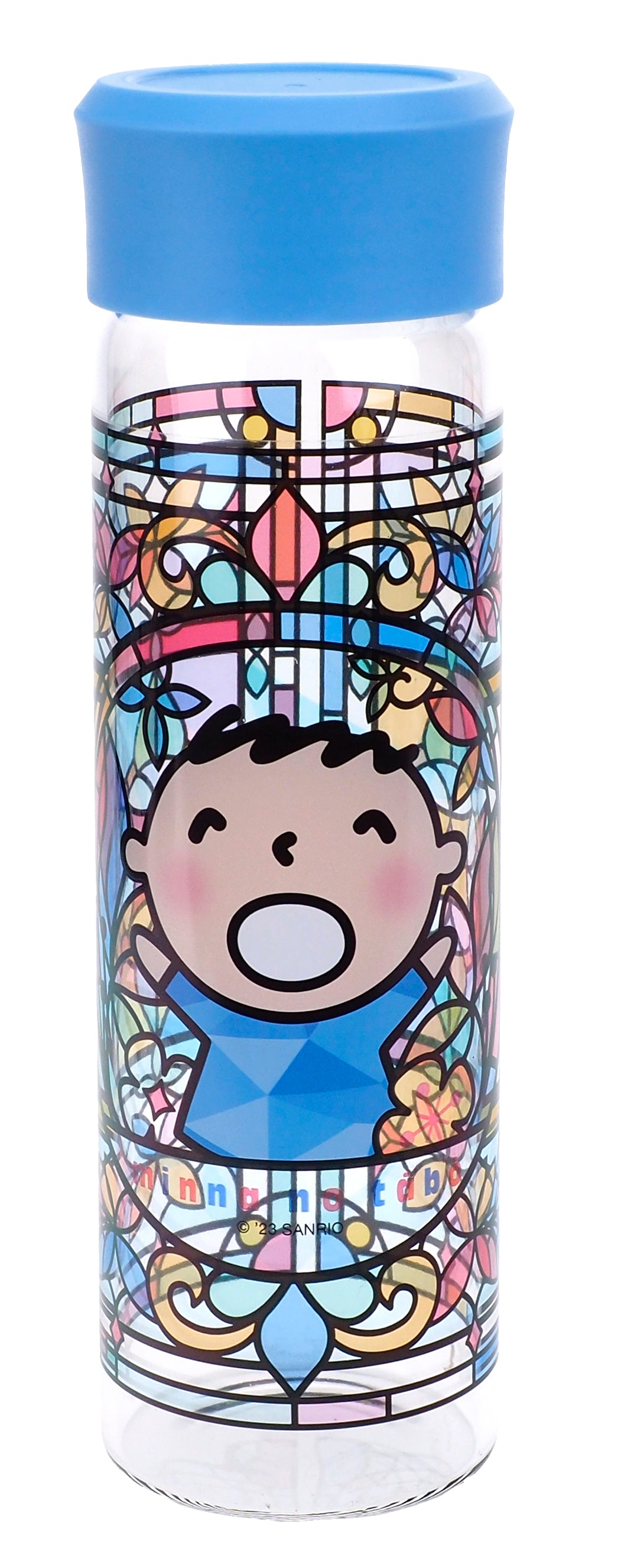 SANRIO© Hong Kong 7-11 Stained Glass Series Water Bottle with Pouch