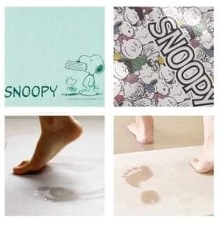 PEANUT SNOOPY© Diatomaceous Earth Bath Mat (Japan Edition)