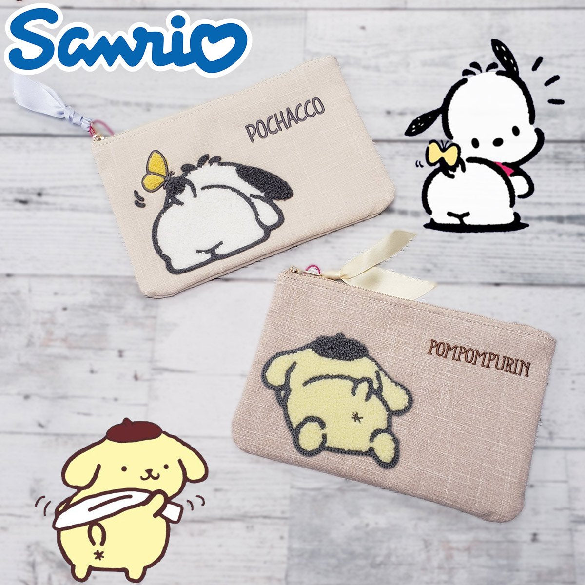 SANRIO© Characters Behind Pouch (Japan Edition)