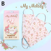 SANRIO© My Melody Sweet Flowers Pink Adult Mask 2D (10 pcs) (Taiwan Edition)