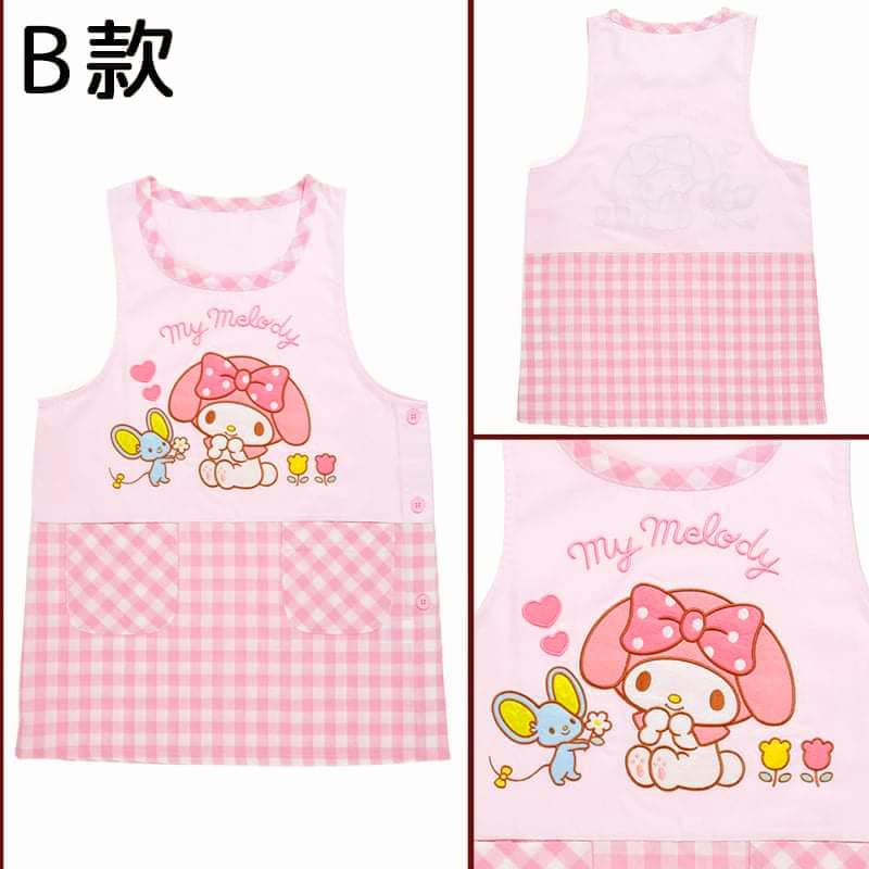 SANRIO© Checkers Apron 6 Styles (Japan Edition)