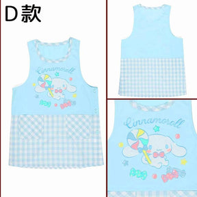 SANRIO© Checkers Apron 6 Styles (Japan Edition)