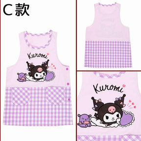 SANRIO© Checkers Apron 6 Styles (Japan Edition)