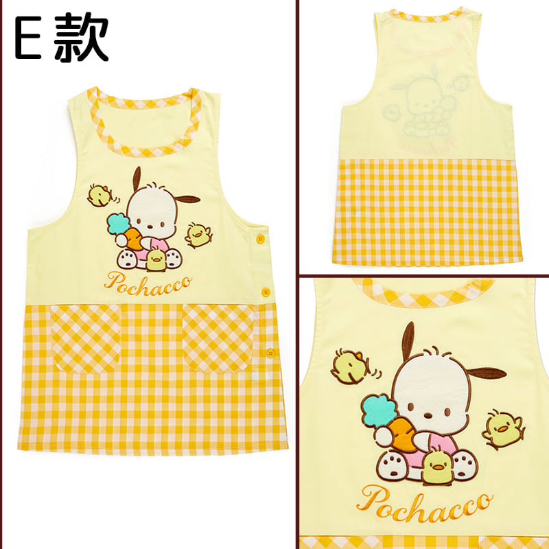 SANRIO© Checkers Apron 6 Styles (Japan Edition)