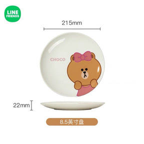 LINE FRIENDS© Plate 8.5"