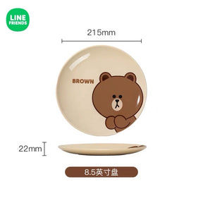 LINE FRIENDS© Plate 8.5"