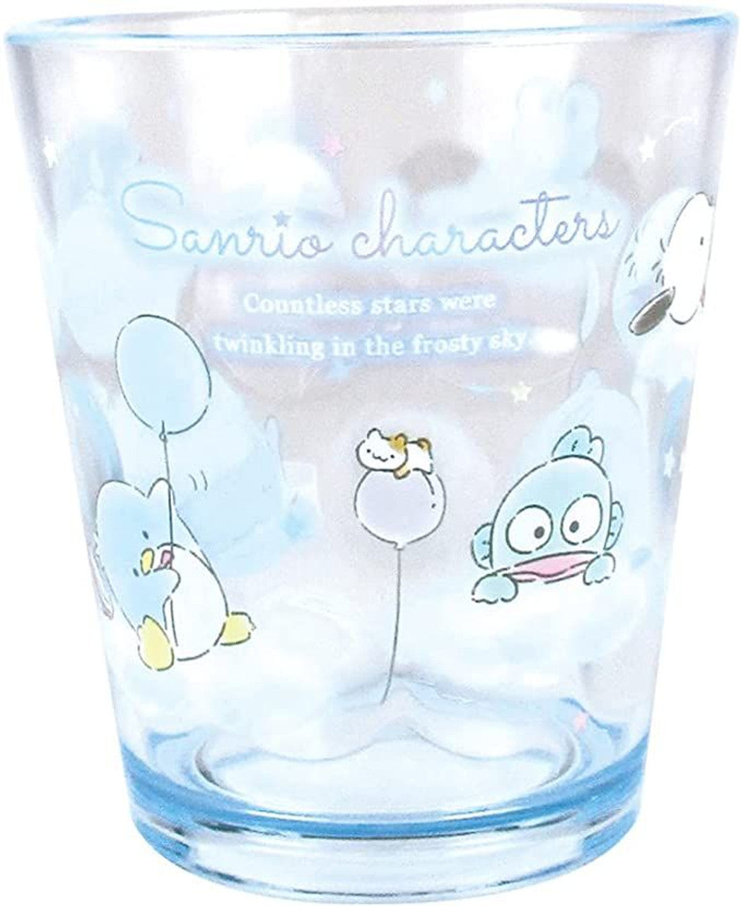 SANRIO© Characters Acrylic Clear Blue Cup (Japan Edition)