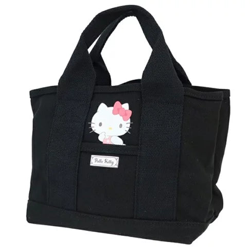 SANRIO© Hello Kitty Black Canvas Lunch Bag