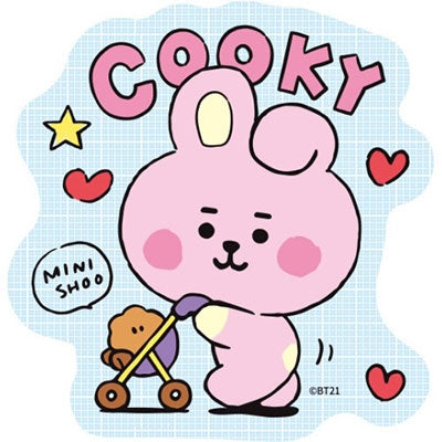 Sticker BT21 Die Cut Mini cooky