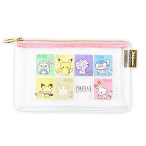 POKÉMON© Clear Zipper Pouch (Pink/Yellow)