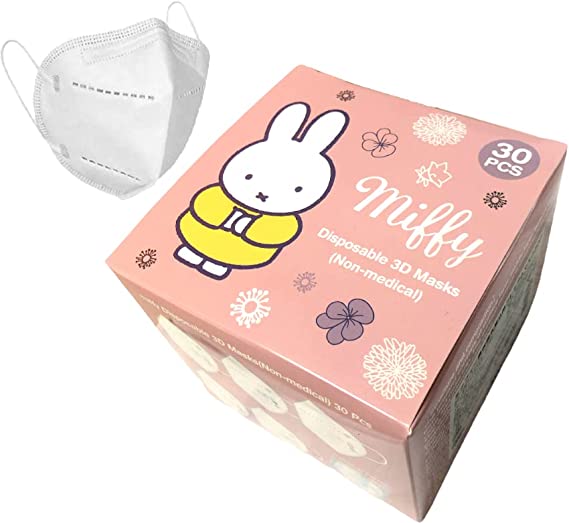 MIFFY© Disposable 3D L Size Q5x6 Mask (30pcs) (Japan Edition)