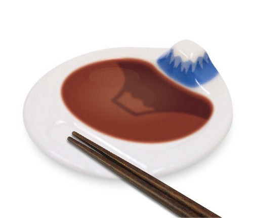 Fuji Sauce Dish with C Rest (Japan Edition)