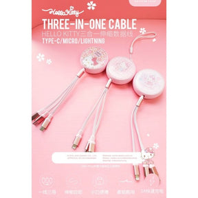 SANRIO© Hello Kitty 3in1 Flex Cable