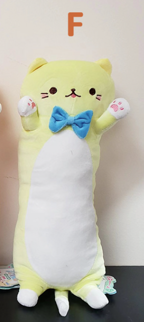 Cat Small Pillow Plush 40cm (Japan Edition)