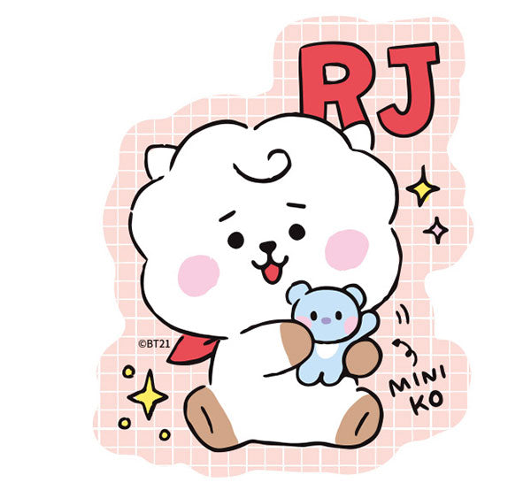 Sticker BT21 Die Cut Mini RJ