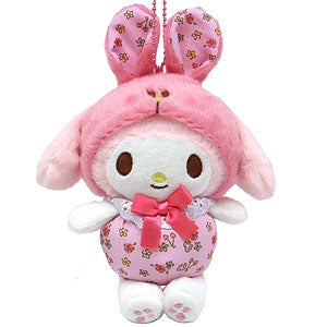 SANRIO© Character Floral Rabbit Hanging Plush (Japan Edition)