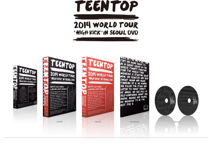 Teen Top - 2014 World Tour "High Kick" in Seoul (2DVD + Photobook) (Korea Version)