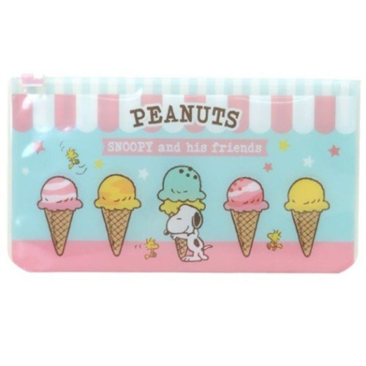 PEANUT SNOOPY Ice-cream Mask Pouch Flat