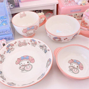 SANRIO© My Melody Sleepy Cushion Tableware Set