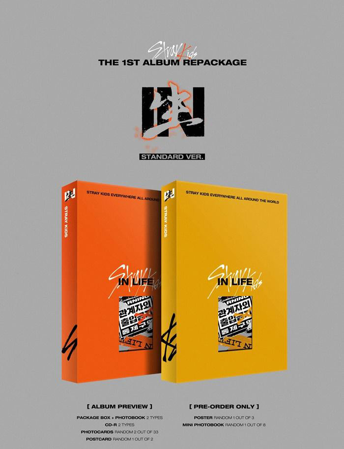 STRAY KIDS VOL. 1 REPACKAGE - IN LIFE (STANDARD EDITION)