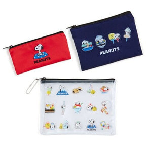 PEANUT SNOOPY© Zipped Pouch 3in1 Set