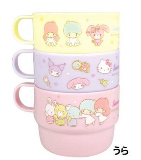 SANRIO© Characters Cup 3 in 1 Set (Japan Edition)