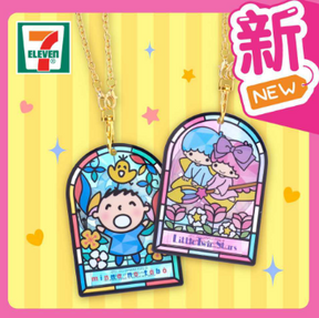 SANRIO© Hong Kong 7-11 Stained Glass Series ID Holder