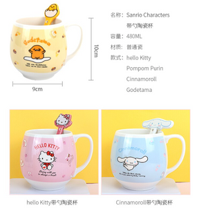 SANRIO© Characters Mug with Spoon 480ml