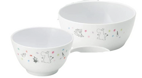 MOOMIN© Skater Set Resin Bowl 270ml+330ml (Japan Edition)