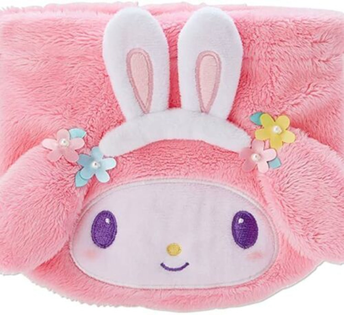 SANRIO© My Melody Plush Head Pink String Bag