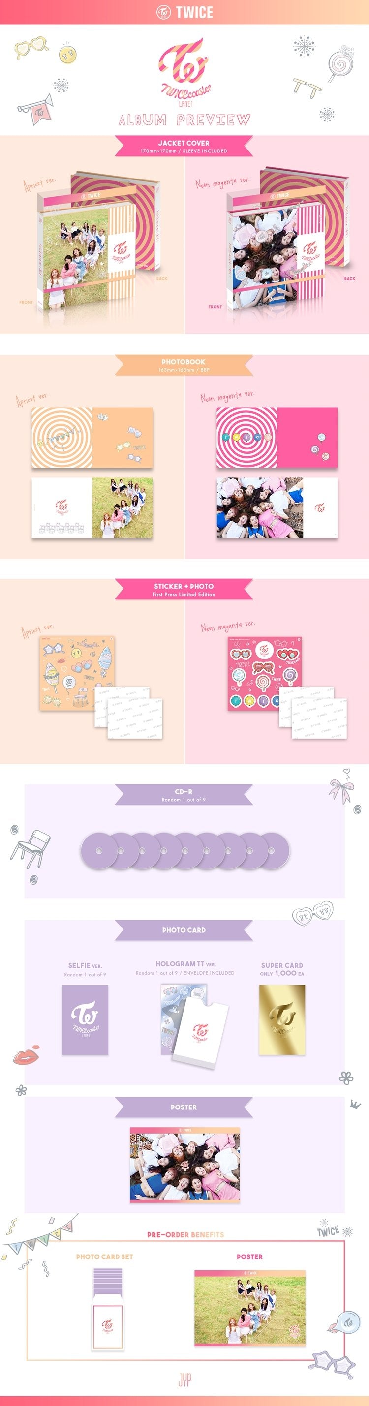 TWICE MINI ALBUM VOL. 3 - TWICECOASTER : LANE 1