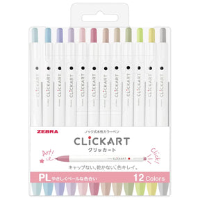 ZEBRA Clickart 12/48 Colours Pen Set (Japan Edition)