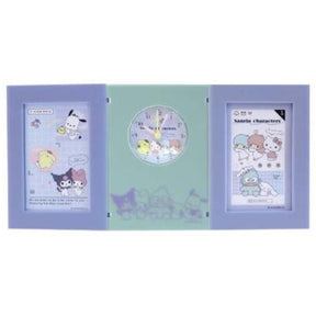 SANRIO© Character Clock with Pen Holder & 2 Photo Frames (Japan Edition)