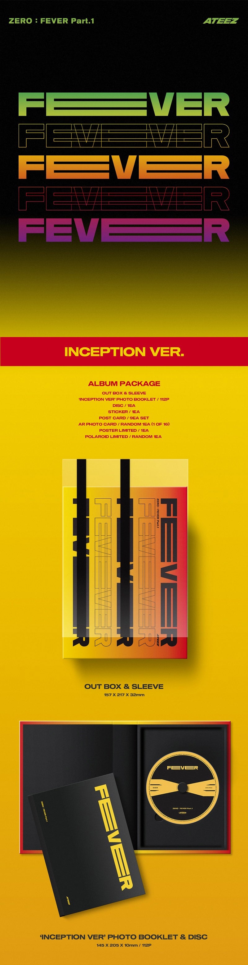 ATEEZ MINI ALBUM VOL. 5 - ZERO : FEVER PART.1