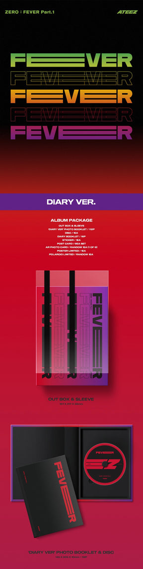 ATEEZ MINI ALBUM VOL. 5 - ZERO : FEVER PART.1