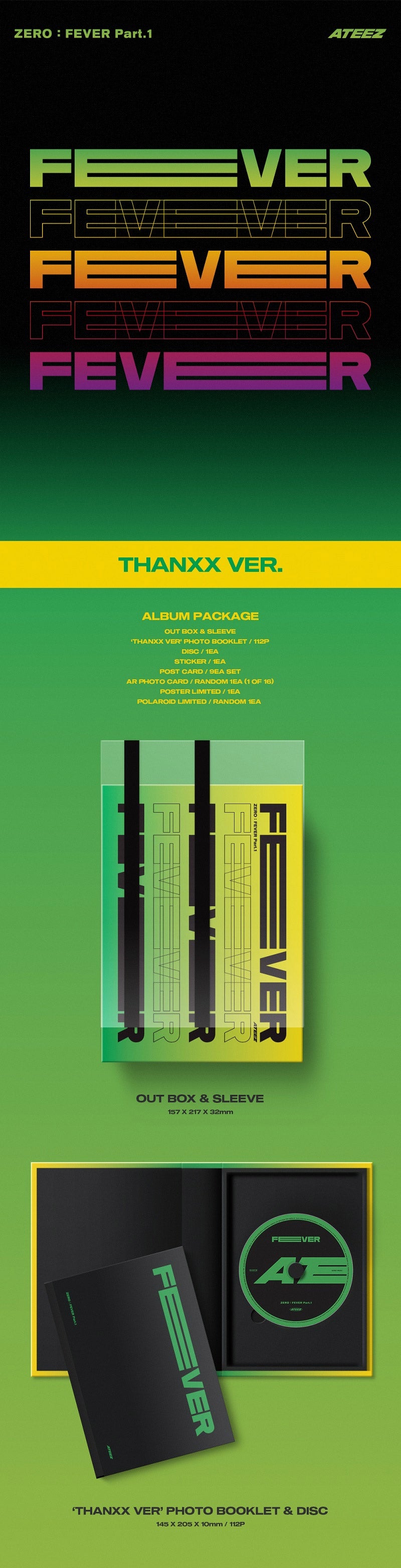 ATEEZ MINI ALBUM VOL. 5 - ZERO : FEVER PART.1