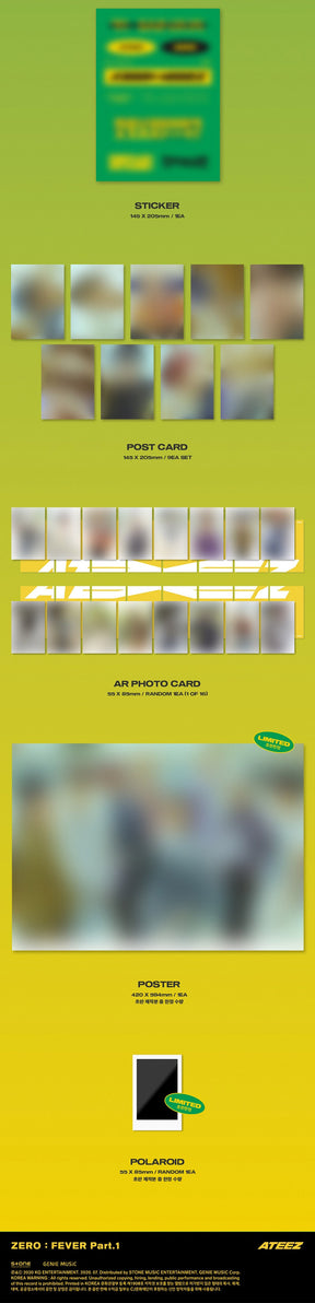 ATEEZ MINI ALBUM VOL. 5 - ZERO : FEVER PART.1