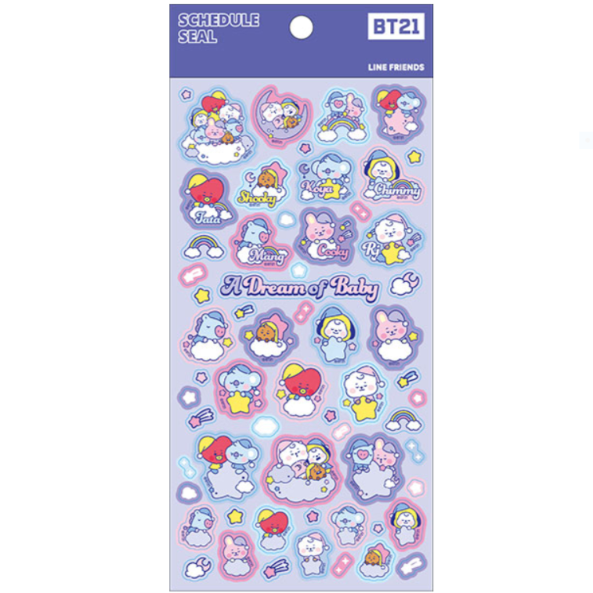 BT21© Schedule Seal Sticker Sheets (Japan Edition)