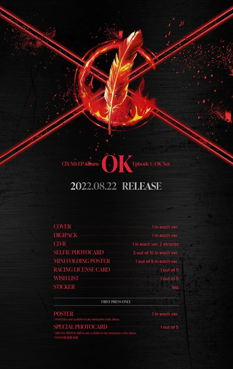 CIX Mini Album Vol. 5 - OK Episode 1 : OK Not (Photobook Version)