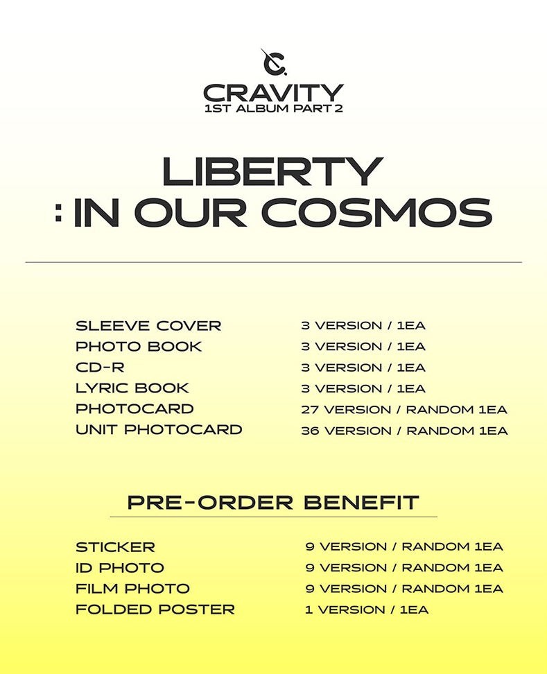 CRAVITY Vol. 1 Part.2 - LIBERTY : IN OUR COSMOS