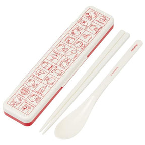 SANRIO© Hello Kitty Stamp Cutlery Duet Set (Japan Edition)