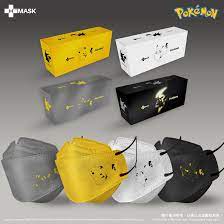 POKÉMON© H-Plus 3D Face LeveL 3 Adults Mask (15 Packs) (Hong Kong Edition)